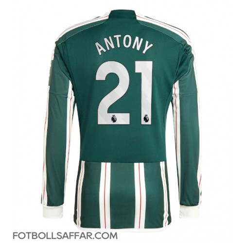 Manchester United Antony #21 Bortatröja 2023-24 Långärmad